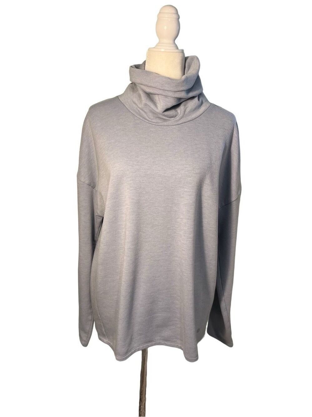 Apana lavender slouch neck pullover - M